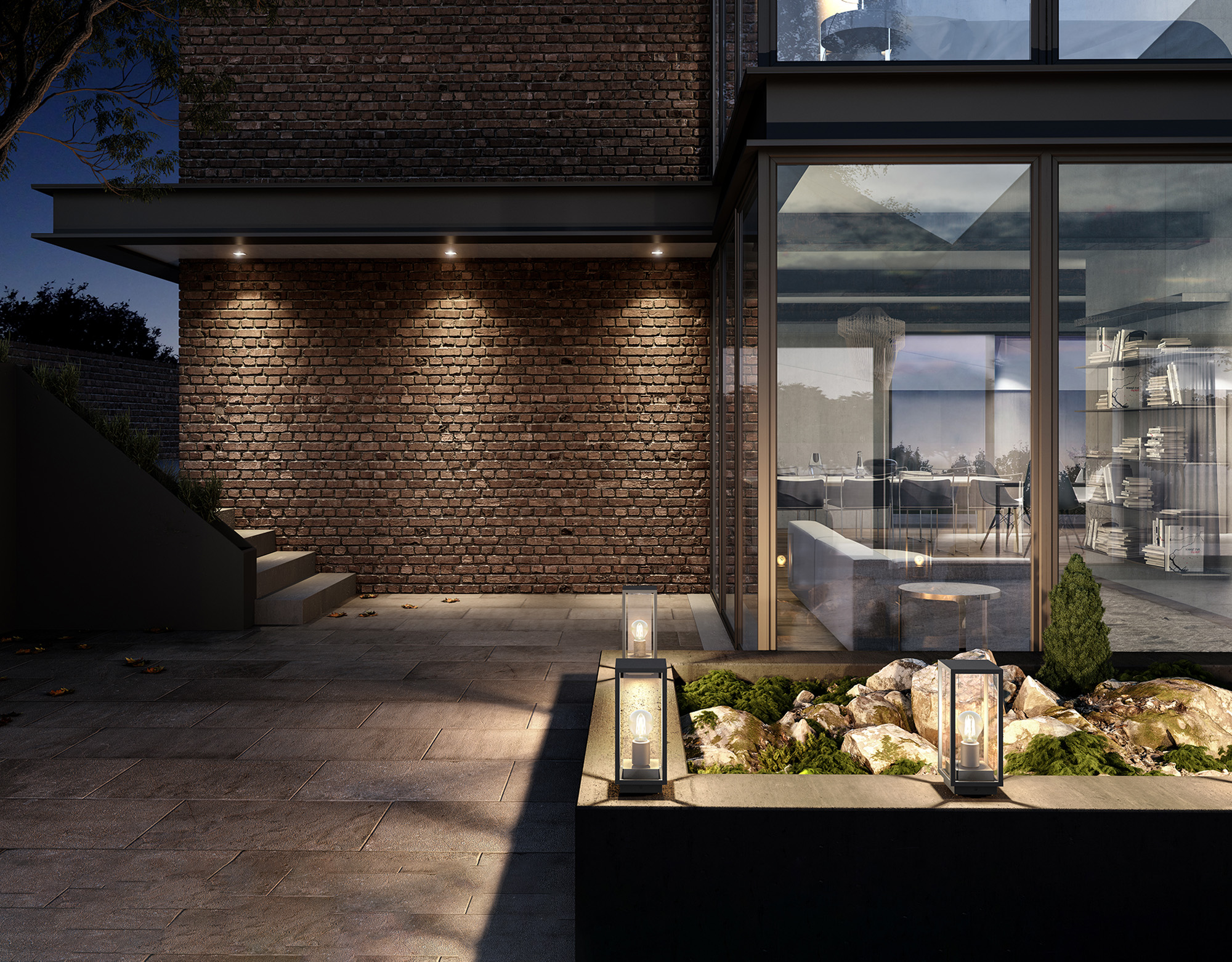 Meribel Exterior Lights Mantra Fusion Motion Sensor Fittings